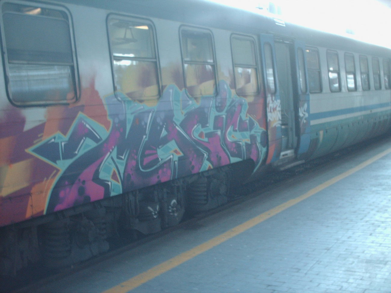 Graffiti Train in Rome - Photo by COLLECTOR - Magic, Rome, Italy (2010)