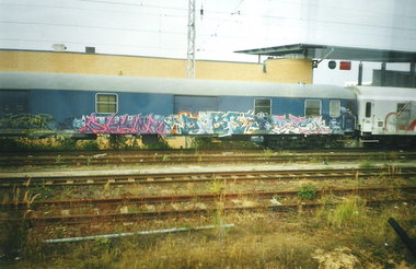 Graffiti Train in Berlin - Photo by COLLECTOR - Desa, Berlin