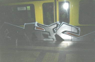 Graffiti Train in Berlin - Photo by COLLECTOR - PKK, Berlin (2000)