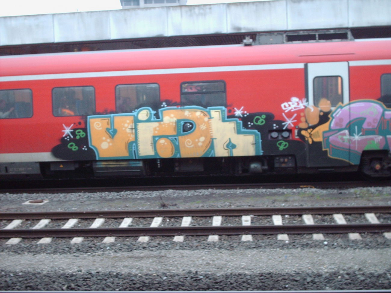 Graffiti Train in Hannover - Photo by COLLECTOR - Hannover, Germany (2011)
