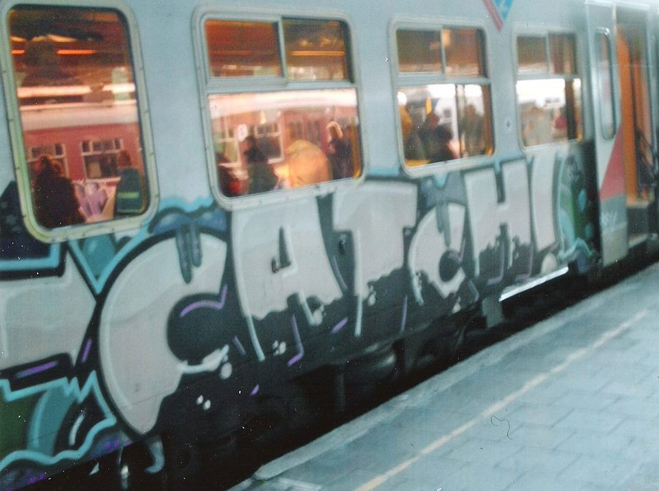 Graffiti Train in Brussel - Photo by COLLECTOR - Catch, Brussel, Bruxelles (2009)