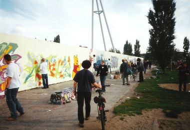 Graffiti Wall in Berlin - Photo by COLLECTOR - Mauerpark, Berlin (2000)