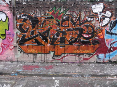 Graffiti Wall in Braunschweig - Photo by COLLECTOR - Kab, LK, TS (2012)