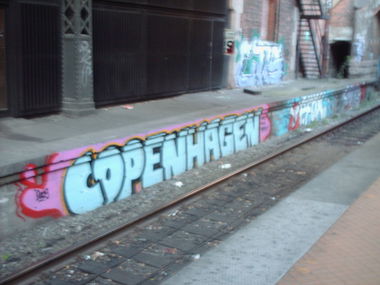 Graffiti Bombing in Copenhagen - Photo by COLLECTOR - Copenhagen, Denmark
