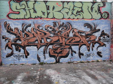 Graffiti Wall in Braunschweig - Photo by COLLECTOR - Shorain, Jegar, Braunschweig (2012)