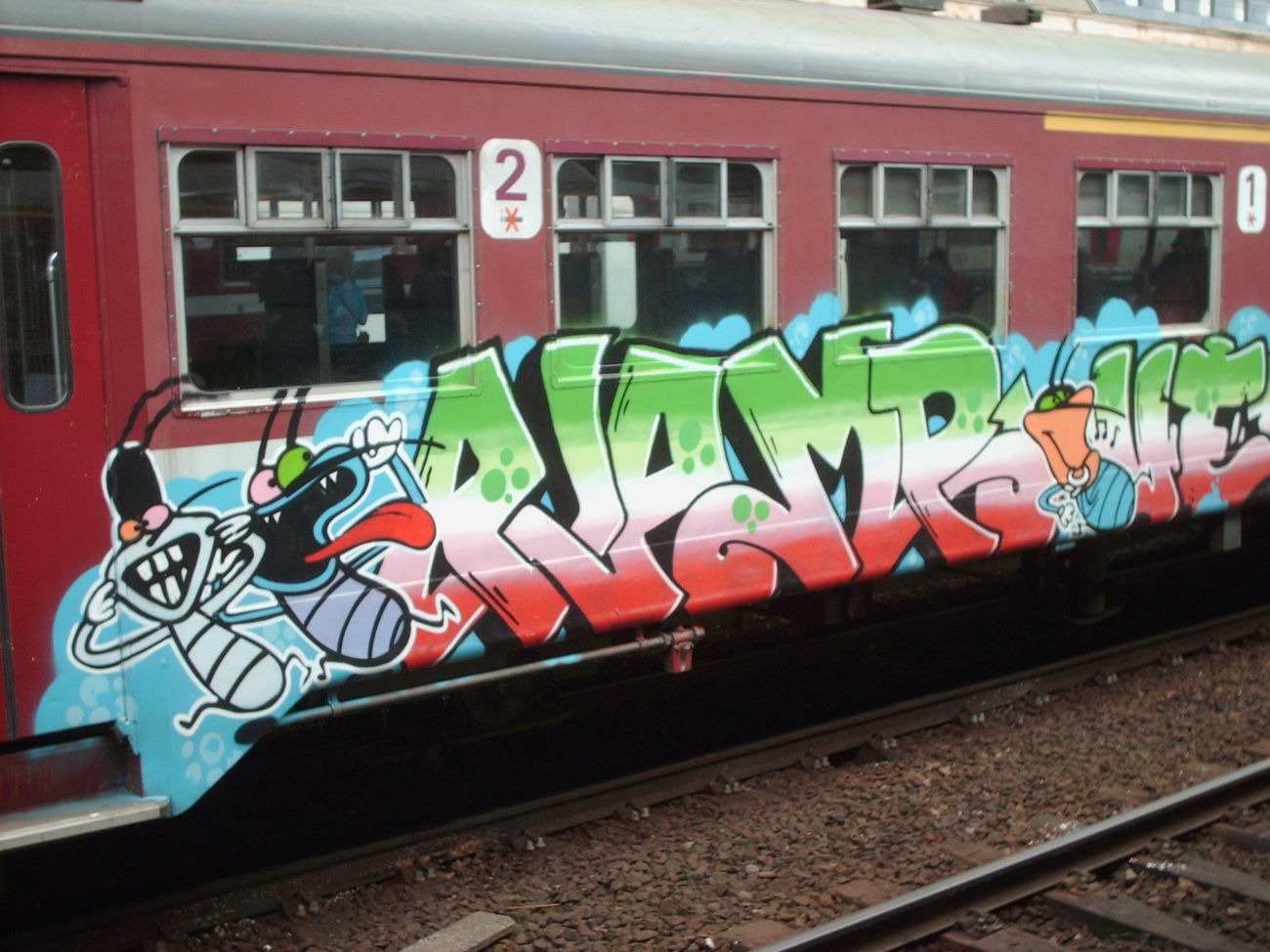 Graffiti Train in Gent - Photo by COLLECTOR - Gent, Belgium (2012)