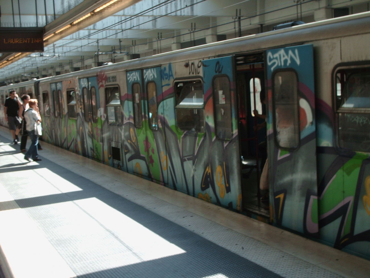 Graffiti Train in Rome - Photo by COLLECTOR - Rome, Italy (2012)