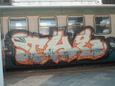 Graffiti Train in Rome - Photo by COLLECTOR - THE, Rome, Italy (2010)