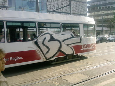 Graffiti Train in Braunschweig - Photo by COLLECTOR - BF, Braunschweig, Germany (2013)