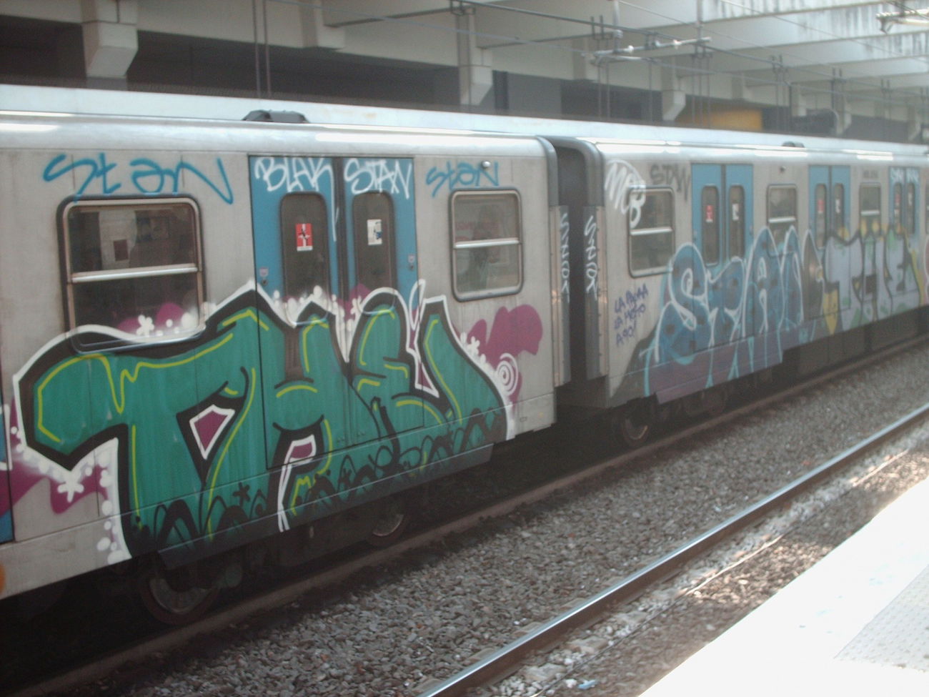 Graffiti Train in Rome - Photo by COLLECTOR - THE, Stan, Rome (2010)