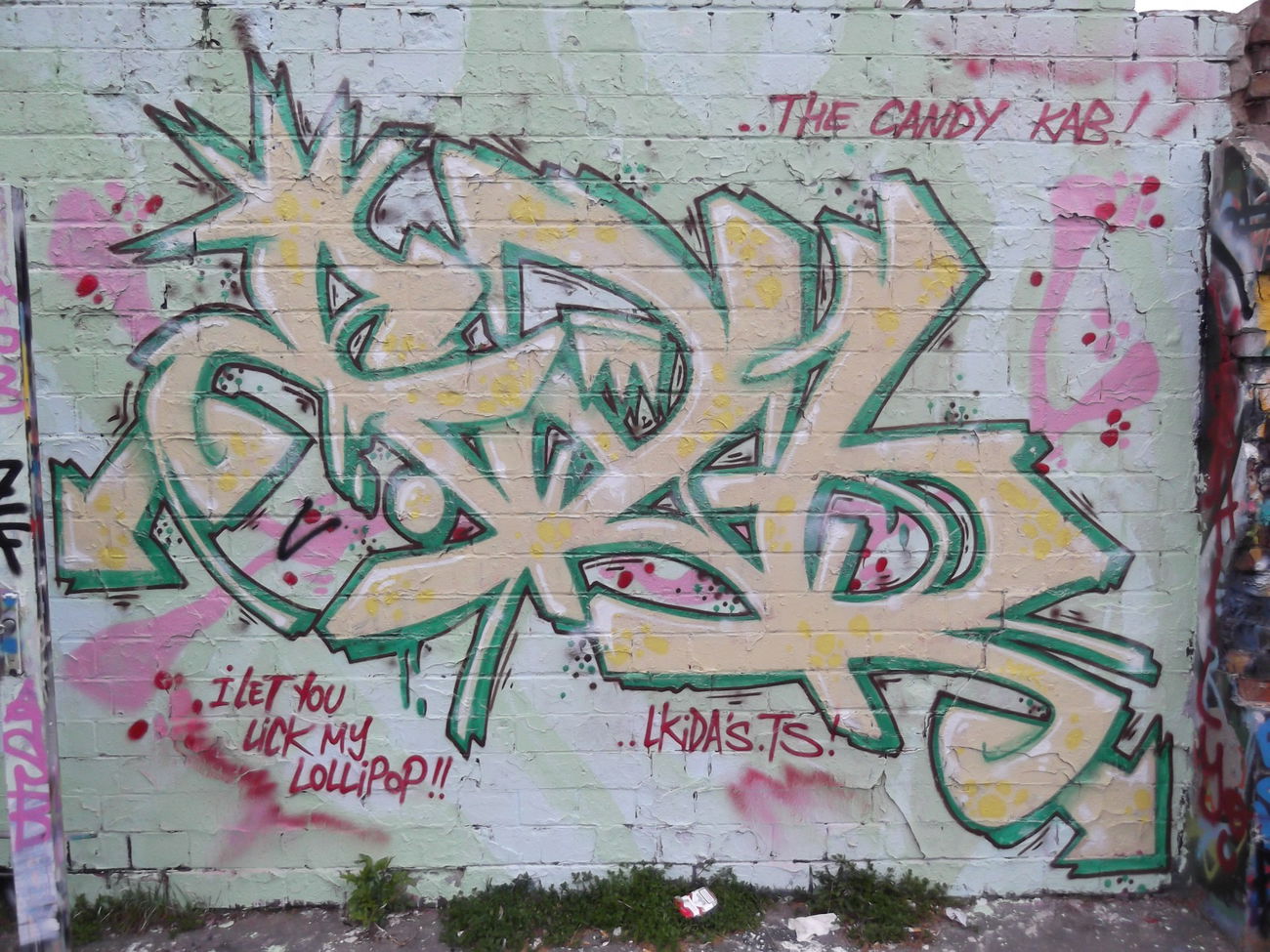 Graffiti Wall in Braunschweig - Photo by COLLECTOR - Cab, LK, TS (2012)