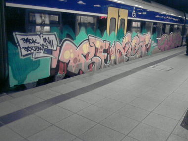 Graffiti Train in Bremen - Photo by COLLECTOR - Beast, Reks, Bremen (2013)