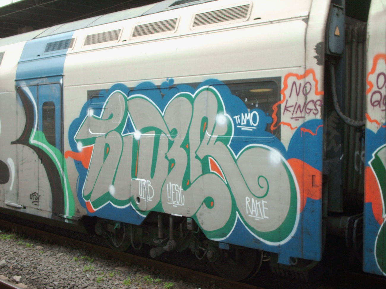 Graffiti Train in Rome - Photo by COLLECTOR - Rome, Italy (2011)