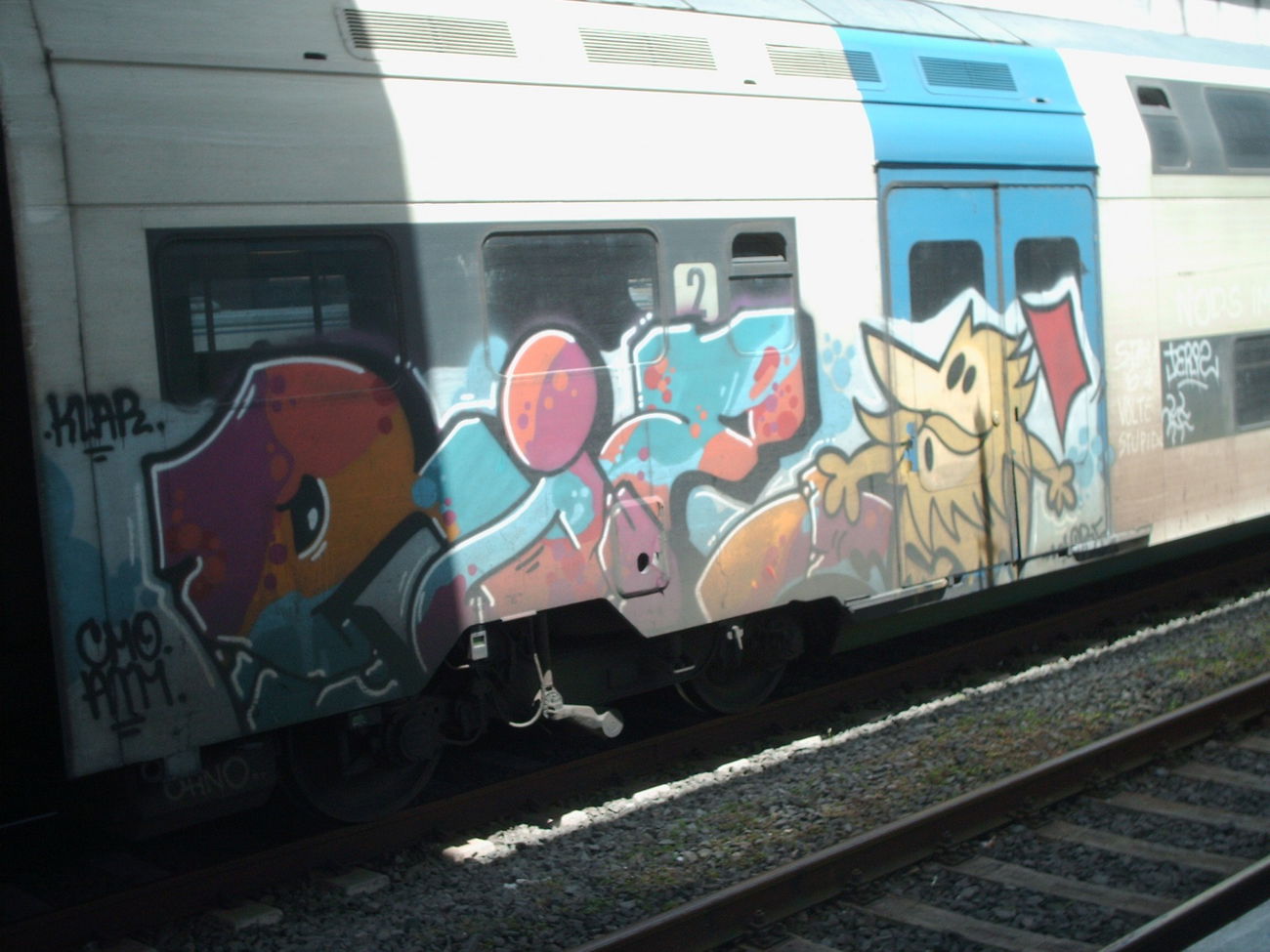 Graffiti Train in Rome - Photo by COLLECTOR - Rome, Italy