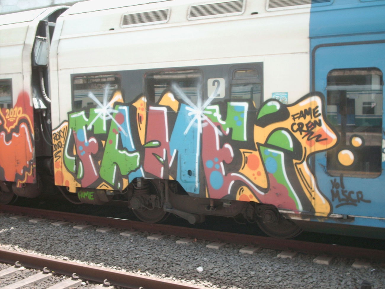 Graffiti Train in Rome - Photo by COLLECTOR - Fame, Fame, Crew (2010)
