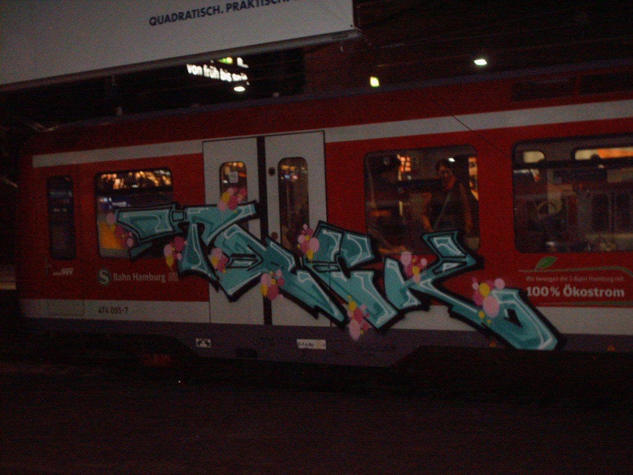 Graffiti Train in Hamburg - Photo by COLLECTOR - Teck, Hamburg, Germany (2013)