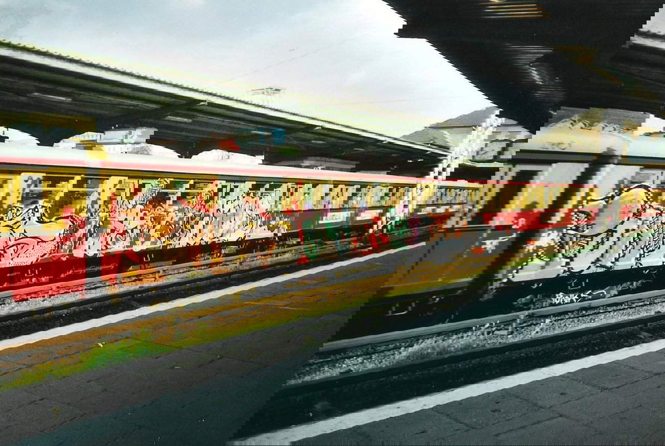 Graffiti Train in Berlin - Photo by COLLECTOR - Punks, Weyna, Booze (2003)