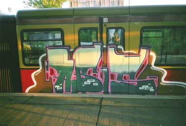Graffiti Wall in BERLIN - Photo by COLLECTOR - Abis, BAD, Berlin (2004)