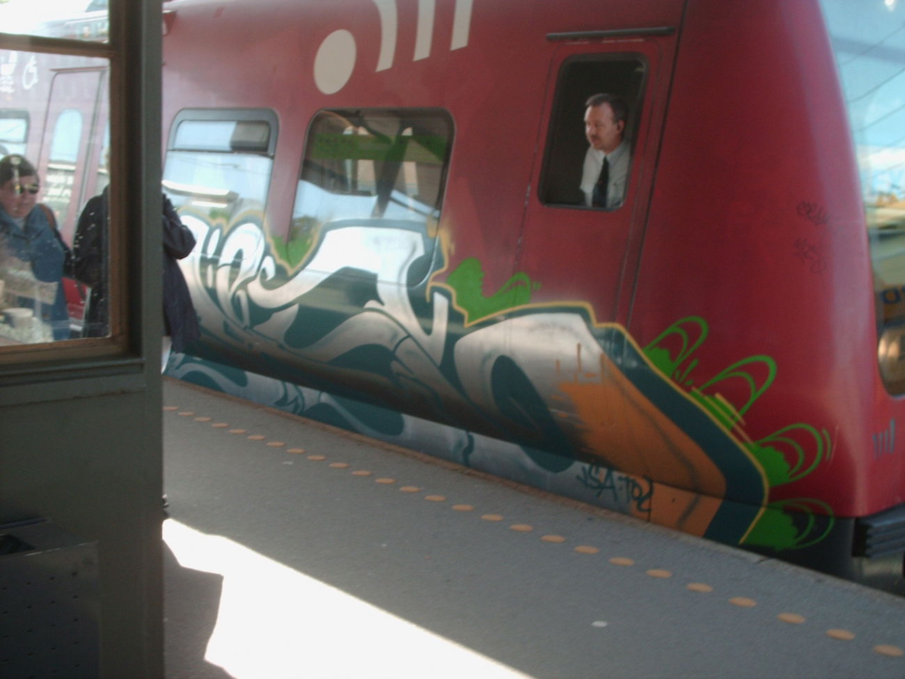 Graffiti Train in Copenhagen - Photo by COLLECTOR - Copenhagen, Denmark (2011)