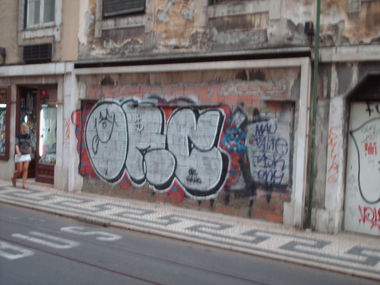 Graffiti Bombing in Lisboa - Photo by COLLECTOR - ORC, Lisboa, Portugal