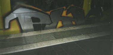 Graffiti Train in Berlin - Photo by COLLECTOR - PKK, Berlin (2000)