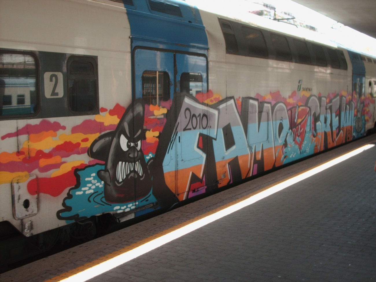 Graffiti Train in Rome - Photo by COLLECTOR - Fame, Crew, Fame (2010)