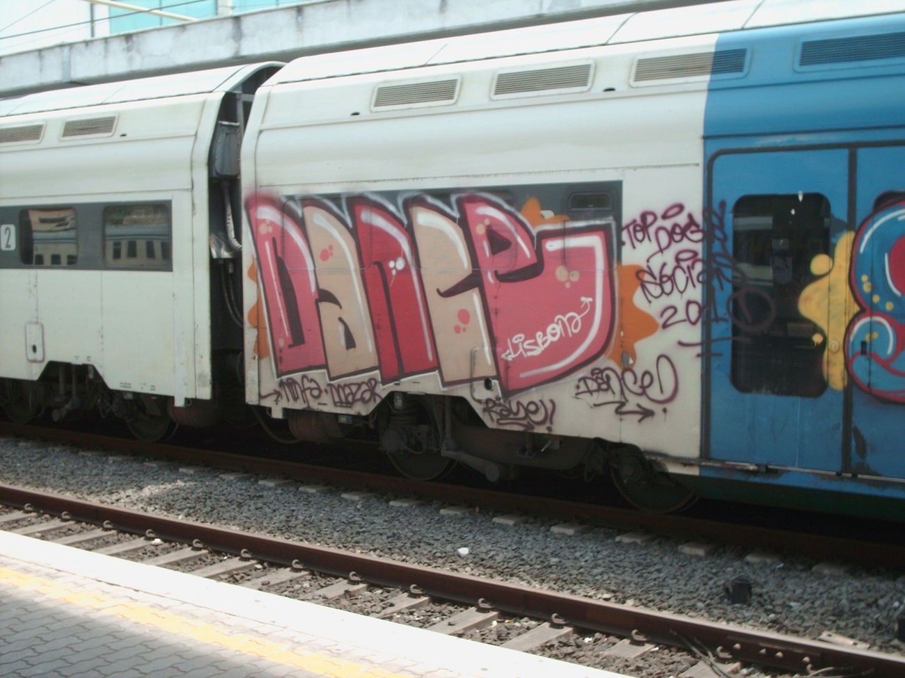 Graffiti Train in Rome - Photo by COLLECTOR - Dance, Rome, Italy (2010)