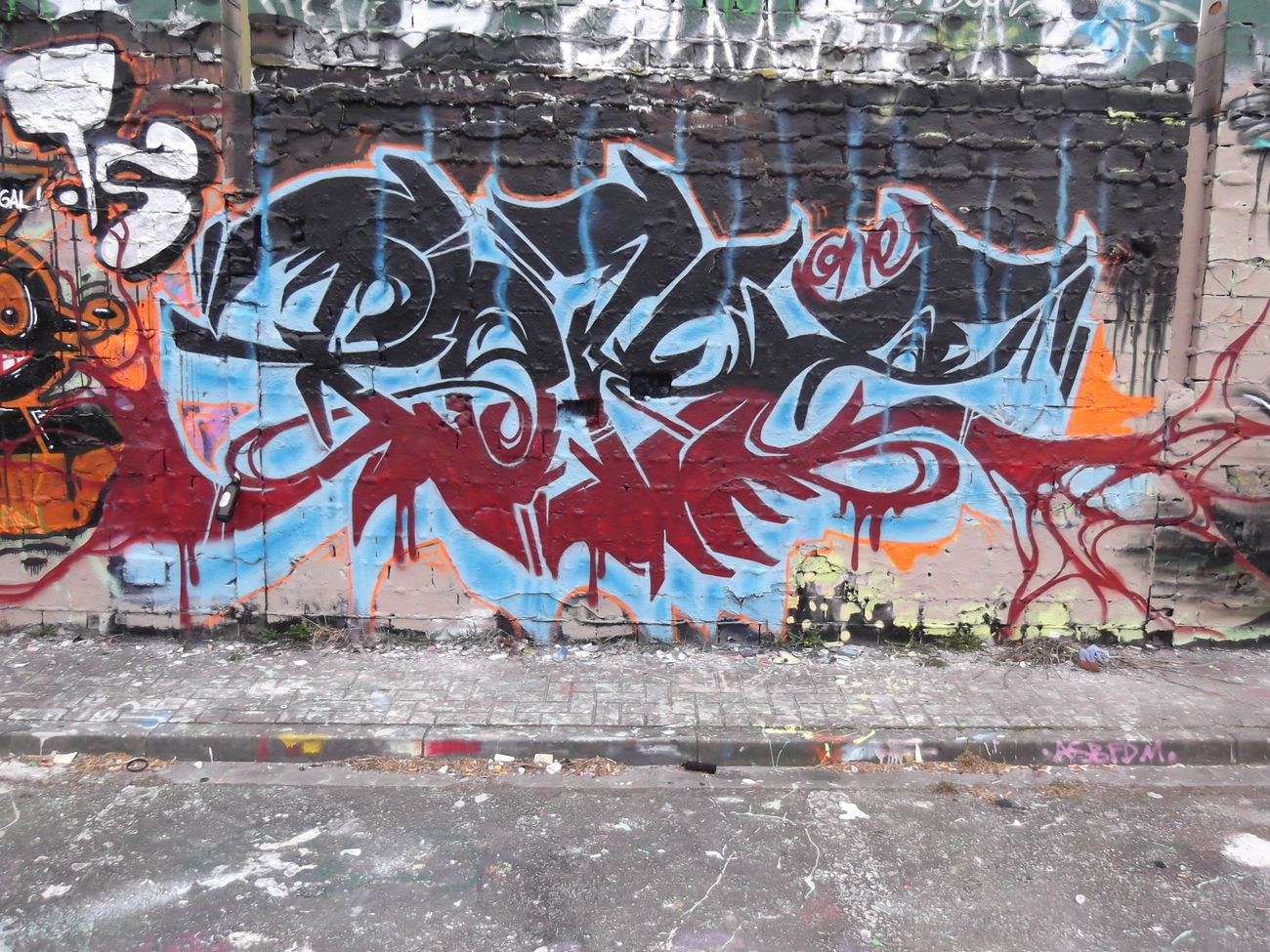 Graffiti Wall in Braunschweig - Photo by COLLECTOR - Pokz, Braunschweig, Germany (2012)