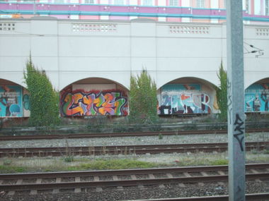 Graffiti Bombing in Copenhagen - Photo by COLLECTOR - CTS, AODS, Copenhagen