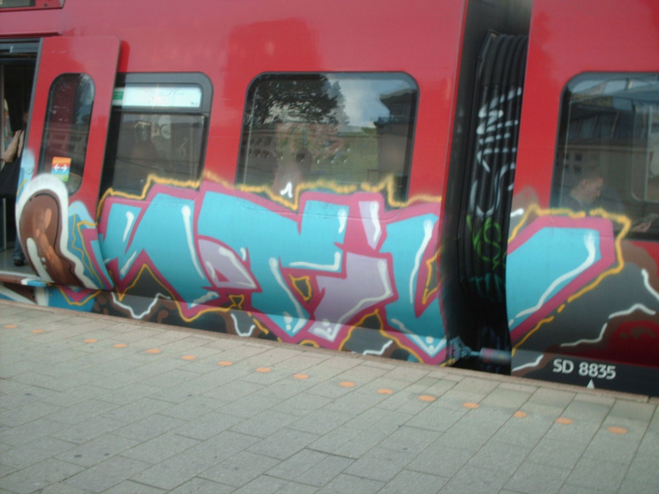 Graffiti Train in Copenhagen - Photo by COLLECTOR - Motiv, Copenhagen, Denmark (2011)