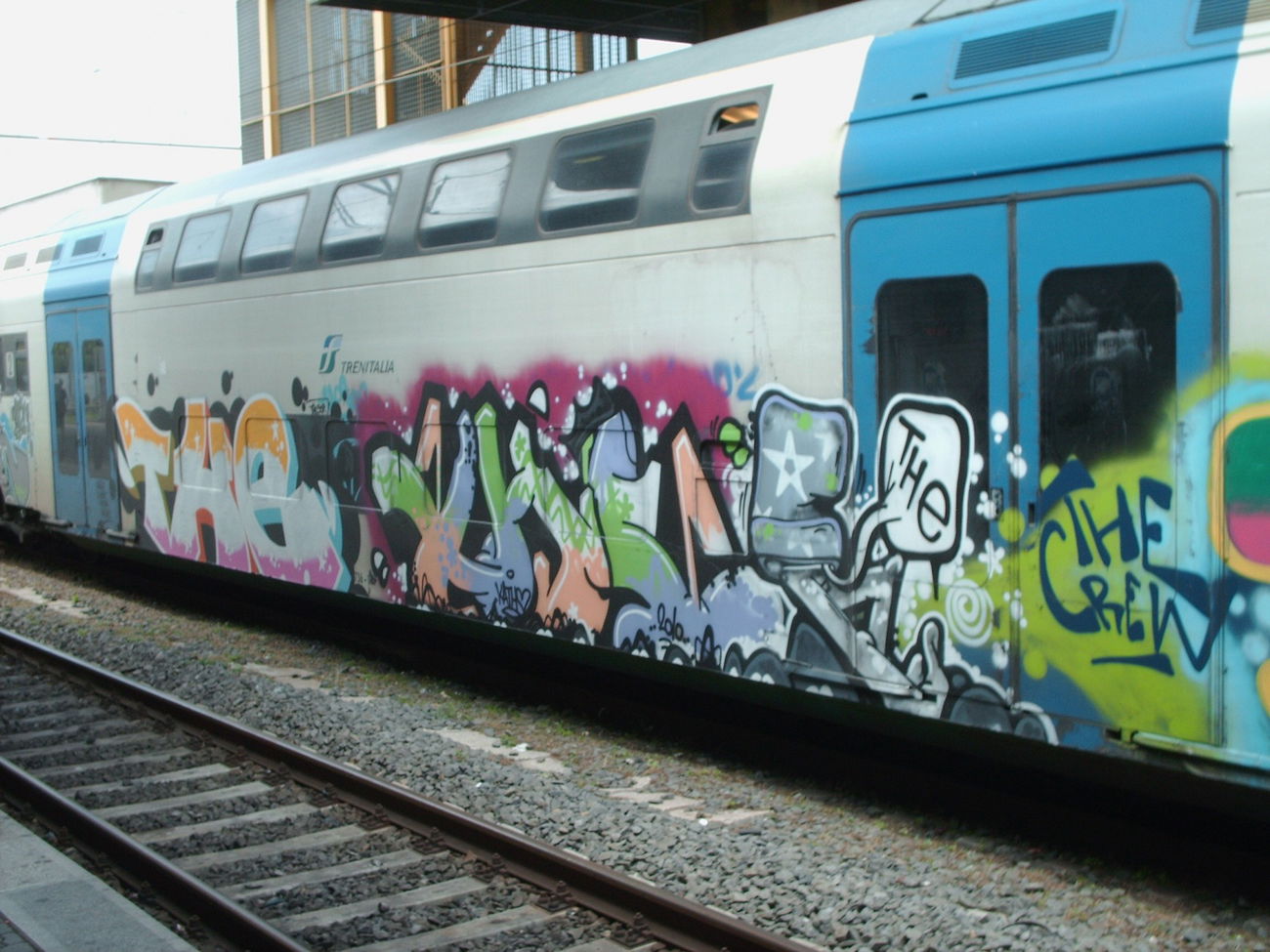 Graffiti Train in Rome - Photo by COLLECTOR - The, The, Crew (2010)