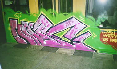 Graffiti Train in Berlin - Photo by COLLECTOR - Hate, SCT, Berlin (2004)
