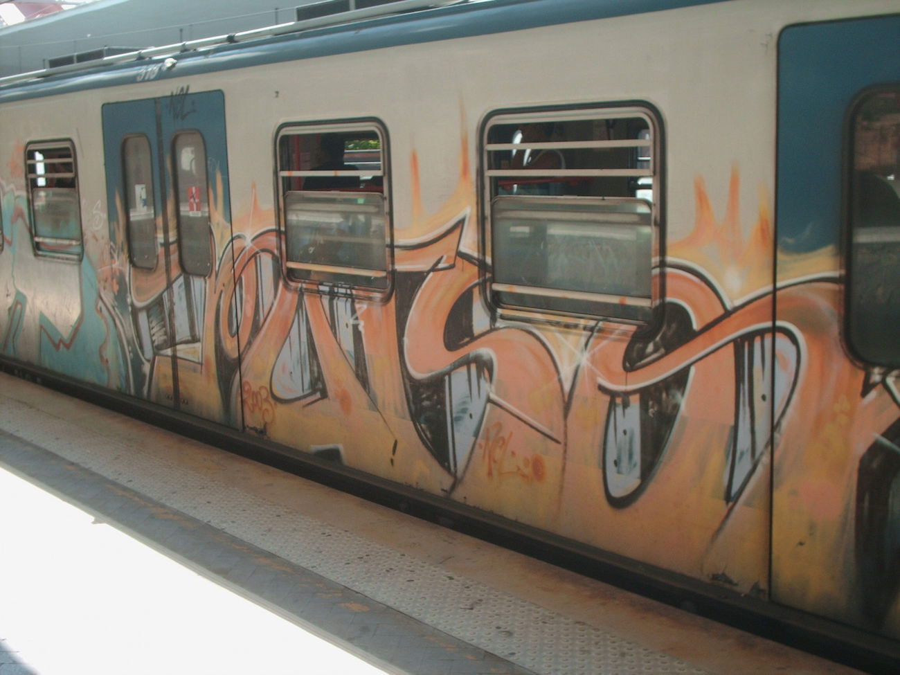 Graffiti Train in Rome - Photo by COLLECTOR - Poison, Rome, Italy (2003)