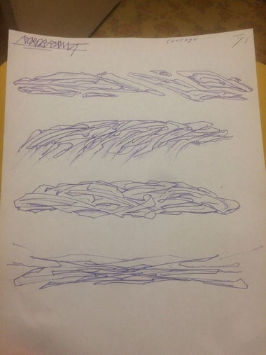 Graffiti Sketch in Настройка Расположения - Photo by COROBFORM