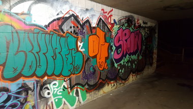 Graffiti Wall - Photo by COSMO - OG, crew, spooner