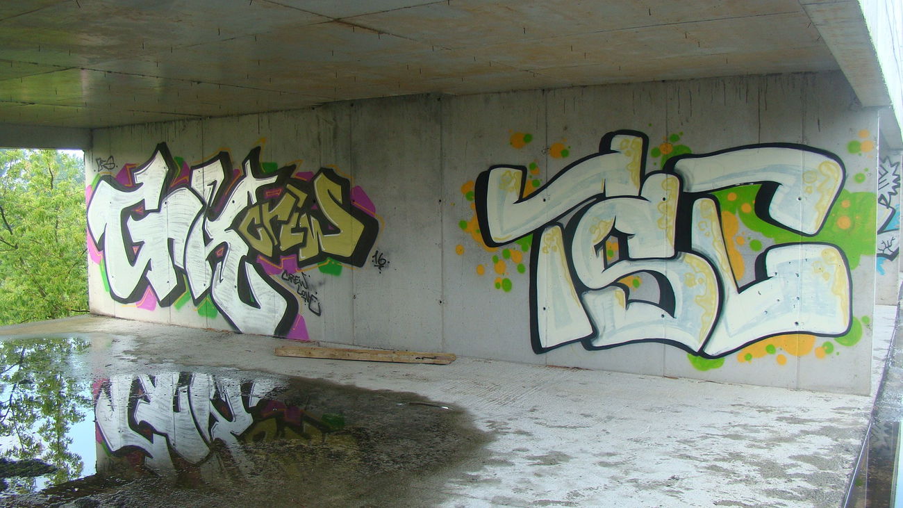 Graffiti Wall - Photo by CRIME22 - GK, TSC, CREW