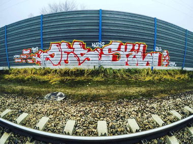 Graffiti Wall - Photo by CRIME22