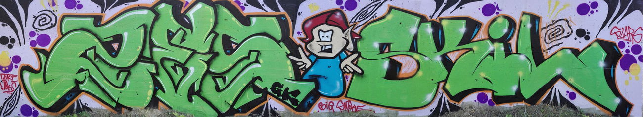 Graffiti Wall - Photo by CRIME22 - TSG, GK