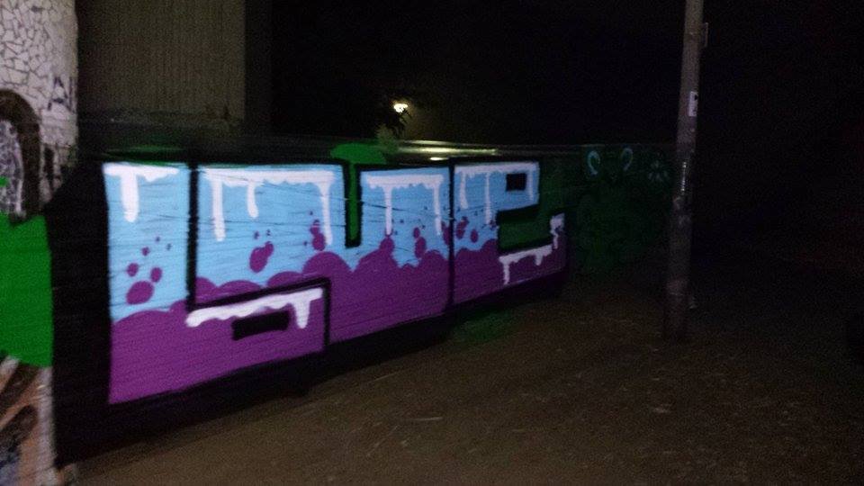 Graffiti Street Art - Photo by CRS - Cellograff, roo, wexer (2014)