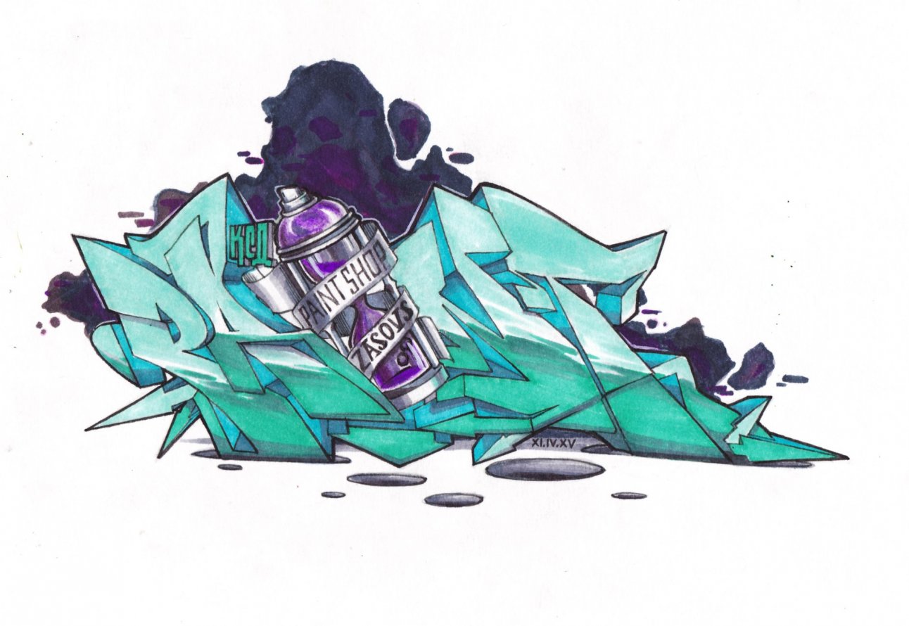 Graffiti Sketch - Photo by CSD_ONE (2015)