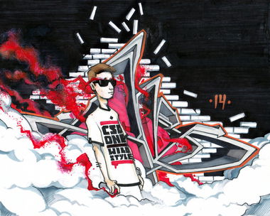 Graffiti Sketch - Photo by CSD_ONE - graffiti, sketch, wildstyle (2014)