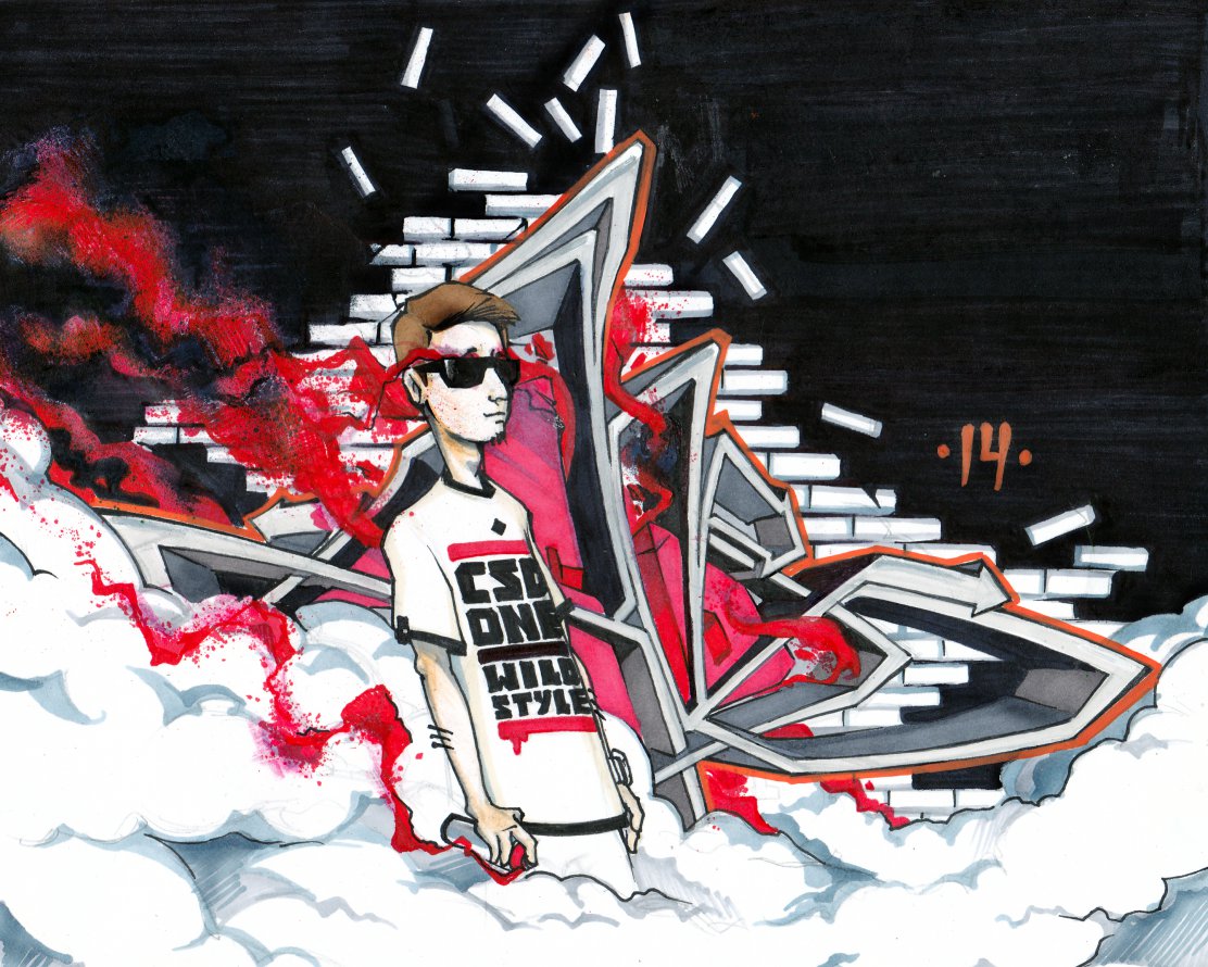 Graffiti Sketch - Photo by CSD_ONE - graffiti, sketch, wildstyle (2014)