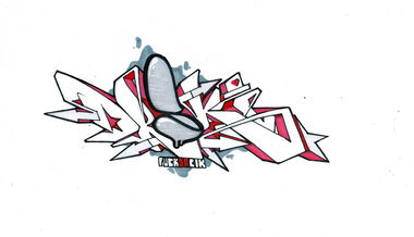 Graffiti Sketch - Photo by CSD_ONE - Wildstyle, sketch (2014)