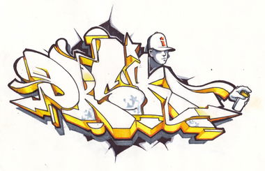 Graffiti Sketch - Photo by CSD_ONE (2014)
