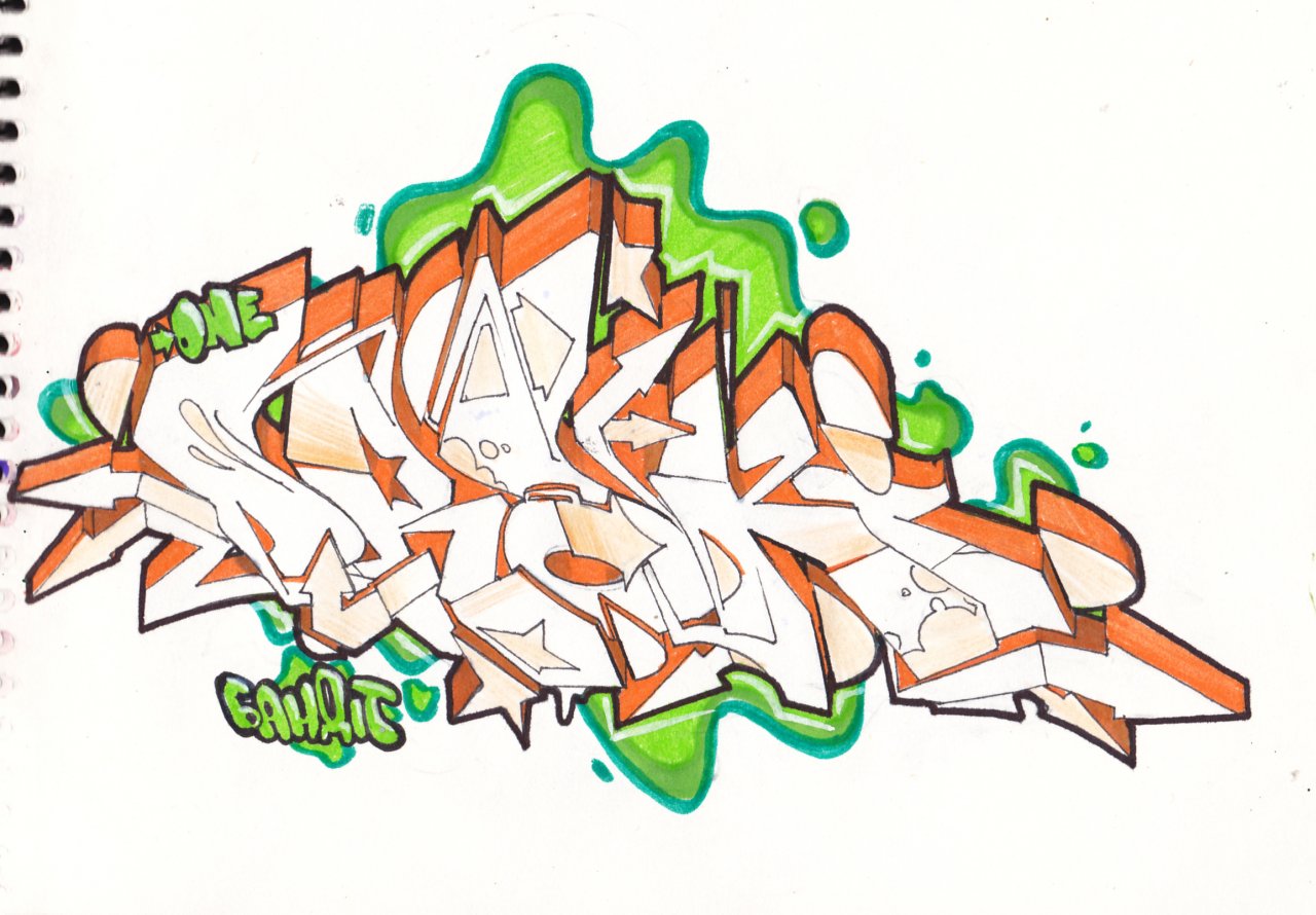 Graffiti Sketch - Photo by CSD_ONE (2014)