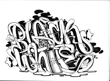 Graffiti Sketch - Photo by CSD_ONE (2015)