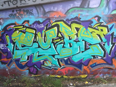 Graffiti Wall - Photo by CUBEONEAKW