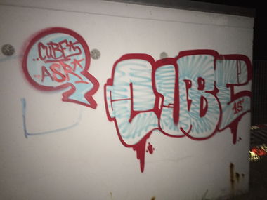 Graffiti Wall - Photo by CUBEONEAKW - ASR