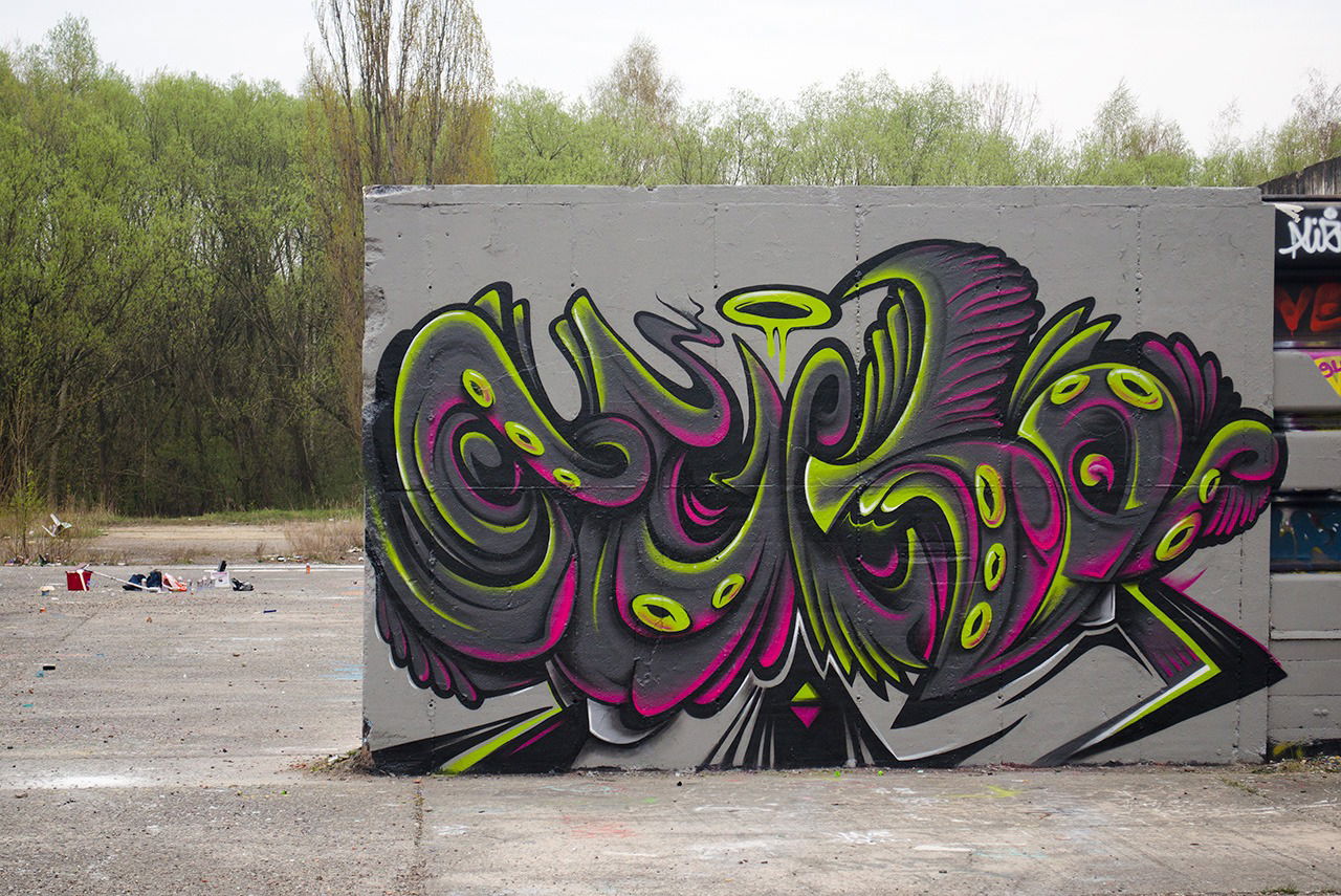 Graffiti Wall in Deutschland - Photo by CUKE - cukeone, cuke, samcrew (2014)