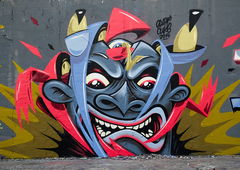 Graffiti Wall in Deutschland - Photo by CUKE - cuke, cukeone, axer (2014)